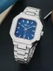Reloj para Hombre Cuadrado Simple Moda Hombre Cuarzo Correa de Acero Reloj Fabricante Venta al por Mayor Dropshipping Reloj de Cuarzo