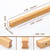 Manija de Armario de Madera Maciza en Forma de T, Manija de Cajón y Gabinete de Madera, Manija de Puerta de Gabinete Infantil, Manija de Gabinete de Madera, Estilo Minimalista Japonés