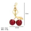Llavero Popular de Cereza Transfronterizo Colgante de Cereza Multicolor Colgante de Moda para Bolso Venta Directa de Fábrica Suministro de Primera Mano