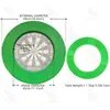 Anillo de Protección para Dardos de Material PU de 18 pulgadas Anillo de Protección Duro para Dardos Anillo de Protección para Diana de Dardos Protección de Pared Instalación Rápida