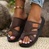 Cross2026 Verano Nuevo Tallas Grandes Mujer Sandalias Planas Abiertas Estilo Europeo y Americano Cómodas Transpirables Chanclas de Playa