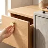 Estilo Nórdico Creativo Trébol de Cuatro Hojas Manija de Aleación de Zinc, Lujo Ligero Concha de Perla Manija de Puerta de Gabinete de un Solo Agujero Cobre Cepillado