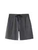 Shorts masculinos de verão estilo coreano tamanho grande, soltinhos, de seda gelada fina, para esportes de basquete e uso casual