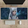 Mousepad com Bordas Costuradas de Precisão, Superfície Lisa e Resistente a Manchas, Tapete Personalizado para Escritório, Mousepad Grande Espesso
