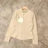 Chaqueta corta para mujer de estilo coreano, ajustada, versátil y de alta gama, con cuello mao y doble cremallera. 13266