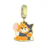 Pingentes de panela gato e rato acessórios de joias DIY Tom Jerry acessórios de óleo drop pingente pingente