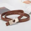 Cinto de Couro Feminino, Cinto de Couro Bovino para Mulheres, Casual e Versátil, Decorativo, de Alta Qualidade, Adequado para Jeans, Acessórios de Couro Genuíno