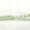 Cuentas de Cristal de Vidrio Brillantes de Alta Gama con Agujero Central, Campana, K9 Premium Electroplateado, 8/10mm, Accesorios para Joyería DIY, Aretes