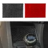 Aplicable a Seat Ibiza 03-08 Modificación Interior Fibra de Carbono Panel de Almacenamiento Consola Central Palanca de Cambios Faros