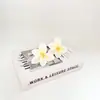 Flor Artificial Cymbidium ao Toque Manual Material para Flor de Chapéu de Palha Grampo de Cabelo Feito à Mão Flor para Parede de Casamento Decoração de Bolo Flor Falsa