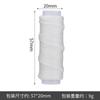 Venta al por mayor 150D hilo encerado resistente al desgaste 49 colores 12 m rollo pequeño hilo encerado plano cuero diy hilo encerado cosido a mano hilo especial para zapatos y sombreros
