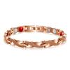 Nueva pulsera de pareja sencilla transfronteriza de venta caliente europea y americana al por mayor con imán de patrón de dragón desmontable para hombres y mujeres, pulsera de terapia magnética