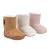 Amazon Transfronterizo Zapatos de Invierno para Bebé Calientes de Velcro de Algodón con Forro de Felpa Suela Suave Botas para Niños Pequeños Zapatos de Bebé