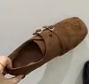 Zapatos de Lana y Piel Grises Retro con Elevación Interior para Mujer en Otoño e Invierno Nuevos Planos Mocasines Forrados de Borrego Zapatos Pequeños de Piel Calientes