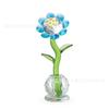 Ornatos de Flor de Diamante de Cristal Ornatos de Planta Florida Artesanato Doméstico Ornatos de Mesa para Sala de Estar Fornecimento Transfronteiriço Atacado