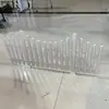 Paneles de Valla de Plástico Blanco con Extremos Puntiagudos y Redondeados, Separadores Móviles, Vallas de Jardín, Cubiertas Decorativas para Base de Árbol de Navidad