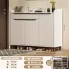Zapatero para entrada de casa, nuevo modelo 2026, mueble de recibidor integrado, armario de almacenamiento de pared para balcón interior, zapatero