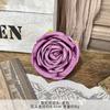 Flor de Rosa de Princesa para Cabeza DIY Hecha a Mano Simulación Flor Artificial Accesorios Retro para el Cabello Pasador Decoración de Ropa Accesorios de Ramillete Accesorios para Sesión de Fotos