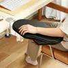 Placa de extensão de braço para computador de mesa de escritório, apoio de pulso para mouse de mesa, suporte de extensão de braço para estação de trabalho