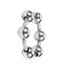 Anillo de Bloqueo de Acero Inoxidable de Seis Bolas para Hombres, Anillo de Restricción Metálico, Ajuste Suave, Dispositivo de Interacción Íntima, en Stock, Disponible una Pieza