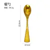 Juego de 4 piezas de Acero Inoxidable para Kaya: Cuchillo, Tenedor y Cuchara, Cuchillo para Bistec Occidental, Tenedor y Cuchara, Tenedor para Ensalada, Cucharilla de Té, Copa de Vino para el Hogar
