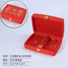 Caja de Empaque para Joyería de Oro Triple Apertura Doble para Boda Caja para Anillo de Compromiso de Oro Caja de Regalo para Colgante Pulsera Collar Venta al por Mayor