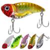 Weihe Sports Señuelo de Pesca Luya Metal Tease/Bou Vib 7.5G12G Señuelo Duro de Lentejuelas de Largo Alcance Anzuelo con Surco de Sangre Equipo de Pesca