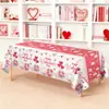 Mantel de Amazon para el Día de San Valentín Transfronterizo Feliz Día de San Valentín Decoración Desechable para Ceremonia de Boda