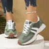 Zapatos Deportivos Casuales para Mujer 2026 Nuevos, Cómodos, de Suela Gruesa, al por Mayor, Transfronterizos, Versátiles, Talla Grande, Modernos, Transpirables