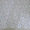 Tridimensional tecido oco solúvel em água branco bordado vestido de noiva moda clássica rodada irregular padrão saco de gaze de casamento