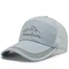 Gorra de Béisbol Transpirable de Verano para Exteriores con Protección Solar y Visera Grande para Hombres, Gorra de Viajero de Malla de Secado Rápido