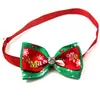 10 Estilos de Pajaritas Navideñas para Mascotas con Pedrería, Accesorios Multicolor, Venta Directa del Fabricante, Accesorios para Perros