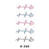Nuevas Pegatinas de Tatuaje Pequeñas Frescas Sexy Lindas Imagen Pequeña Corazón Impermeable Colorido Literario Flor Dibujo Animado Pegatinas Temporales