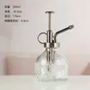 Regadera pequeña de vidrio tallado estilo europeo retro riego de jardinería regadera de pulverización neumática regadera de desinfección regadera regadera