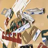 Fábrica de Origem Gancho de Papel Kraft Gancho Autoadesivo de Papelão Preto Gancho Triângulo de Papelão Branco Gancho de Exibição para Sacola de Compras