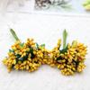 Caixa de presente com flores e folhas de espuma sintética para frutas, flores, flores, caixa de presente com flor, folha, coração, guirlanda DIY, material de decoração de parede de flores, atacado