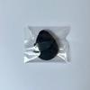 Mini Borla de Dedo Negra Mate de Alto Brillo Borla para Rubor Cristal Super Suave Muestra de Maquillaje Punta de Dedo Flocado Borla para Polvo