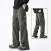 2025 Nuevos Pantalones de Exterior de Otoño Ropa de Trabajo Pantalones Casuales para Hombre Sueltos Casuales Rectos Pantalones Largos Deportivos para Exterior para Hombre