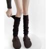 Calcetines de Punto Cálidos para Otoño e Invierno Calcetines Apilables para Yoga Ballet Calcetines JK Calcetines para Pantorrilla Lana Aspecto Adelgazante Calcetines para Piernas para Mujer