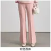 Terno feminino profissional com calça flare, novo estilo outono e inverno 2026, vestuário formal de alta qualidade para o dia a dia e trabalho, transfronteiriço
