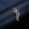Cadena de suéter larga cruzada espejo para mujer, collar largo de tulipán, accesorios colgantes para ropa de temperamento, fabricantes venden