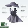 Protetor Solar Feminino Verão Rosto Inteiro Anti-UV Proteção de Pescoço para Dirigir Máscara Gini Seda Gelada Véu Protetor Solar