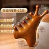 Zhuzuo Sanzhe Herramienta Cuerno de Latón Vaina de Loto Pequeña Medicina Tradicional China Cuidado de la Salud Masajeador de Ojos Masajeador Facial Palo de Belleza