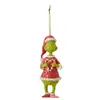 Nova decoração de Natal de monstro verde 2D2026 transfronteiriça ornamento de acrílico pingente de árvore de Natal de desenho animado