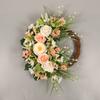 Hongyu Transfronteiriço Primavera Nova Flor Rosa Flor de Cerejeira Guirlanda Casa Porta da Frente Decoração Cabide de Porta Simulação Pingente de Flor