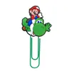 Marcador de página de clipe de papel grande de desenho animado do Mario DIY material de escritório criativo armazenamento de médico clipe de papel