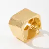 Joia transfronteiriça europeia e americana, pulseira aberta irregular de liga de ouro personalizada, pulseira leve de luxo para mulheres