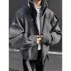 Jaqueta elegante para homens, Coleção Primavera/Outono 2025, apresentando uma marca ins de alta rua na moda, estilo de Hong Kong, estilo japonês, estilo Harajuku e estilo coreano, com corte solto