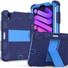 Funda protectora para iPad Mini 6 2021, funda con soporte para tableta, armadura para computadora, robot de silicona con contraste