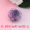 Luminoso Transparente Olfateando Rosa Hecho en casa diy Funda para Teléfono Móvil Horquilla Correa Parche Pegamento en Crema Aretes Decoraciones